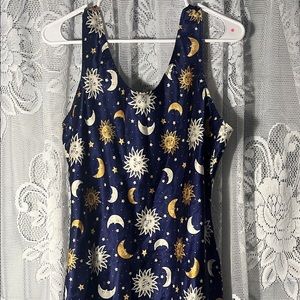 Vintage Celestial Print Slip